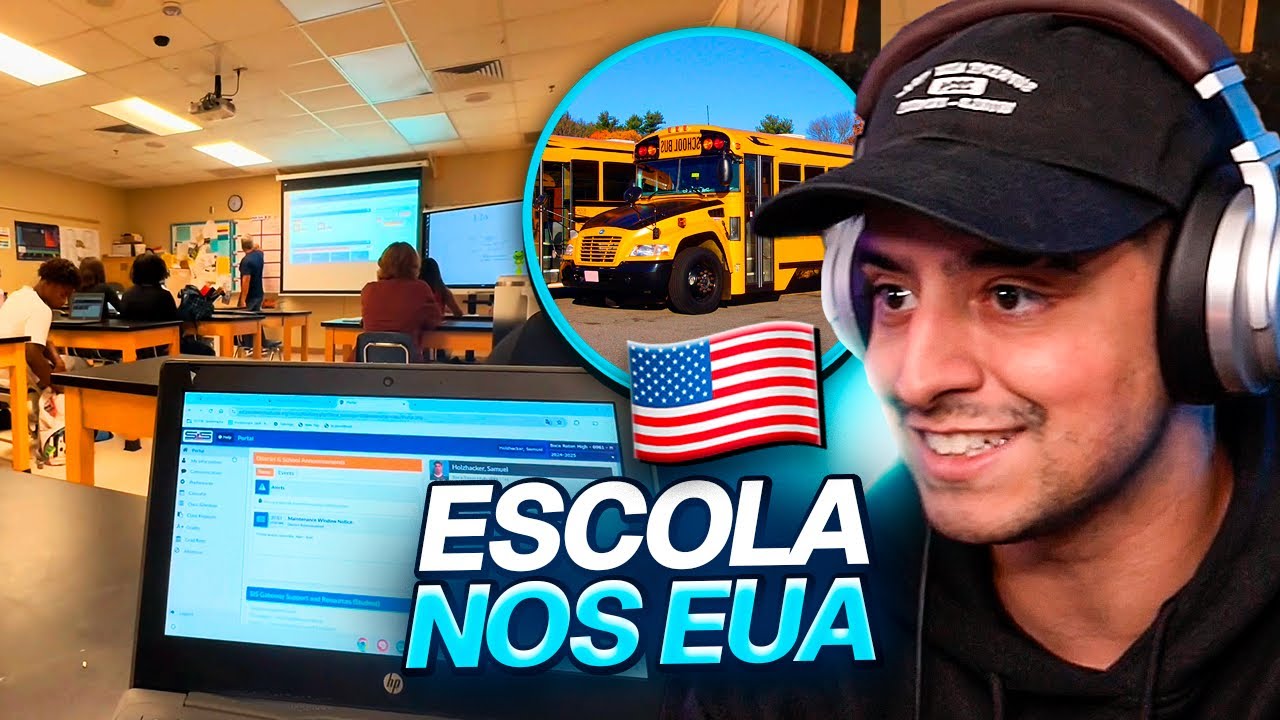 CORINGA REAGE: COMO É UMA VERDADEIRA ESCOLA NOS EUA!! IMPRESSIONANTE!