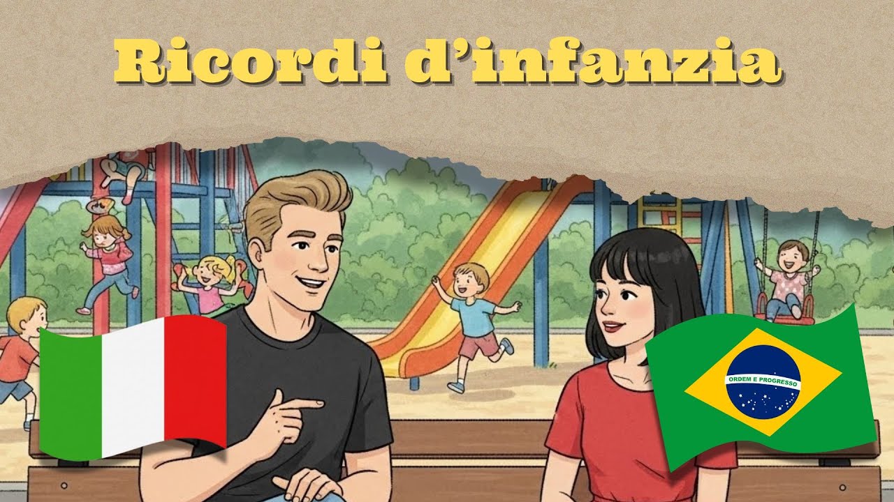 Shadowing Italiano A1 | Italiano Fácil com História – Memórias da Infância
