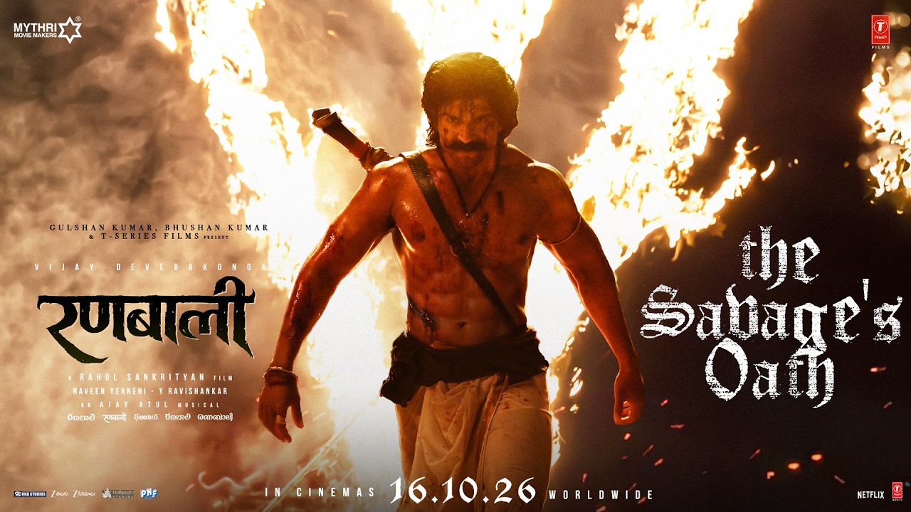 RANABAALI Hindi Teaser - The Savage's Oath | Vijay Deverakonda | Rashmika | Rahul Sankrityan