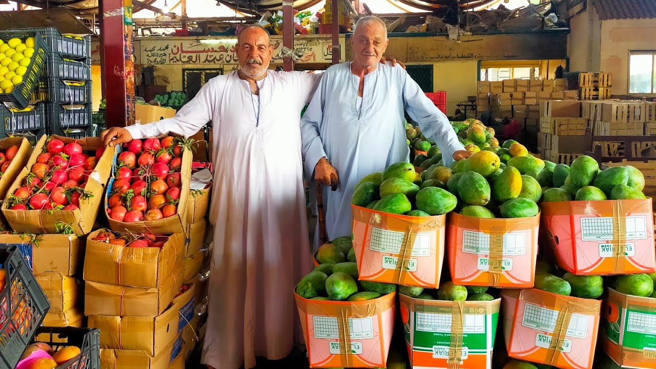 اسعار جميع انواع المانجو 🥭فى سوق العبور 😱 وافضل طريقة للتخزين