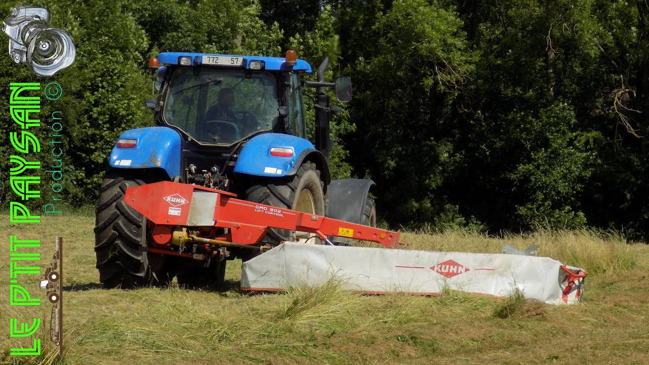 Fauchage 2017 | New Holland T7050 & faucheuse Kuhn GMD !