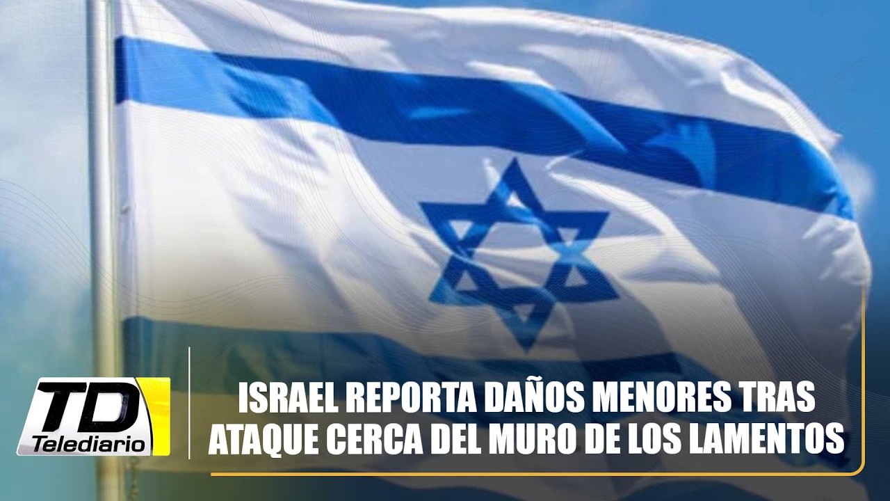 Israel reporta daños menores tras ataque cerca del Muro de los Lamentos