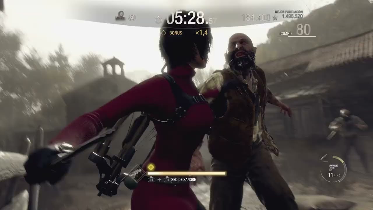 Mercenarios RE4 Remake: Ada Wong S++ (PUEBLO).