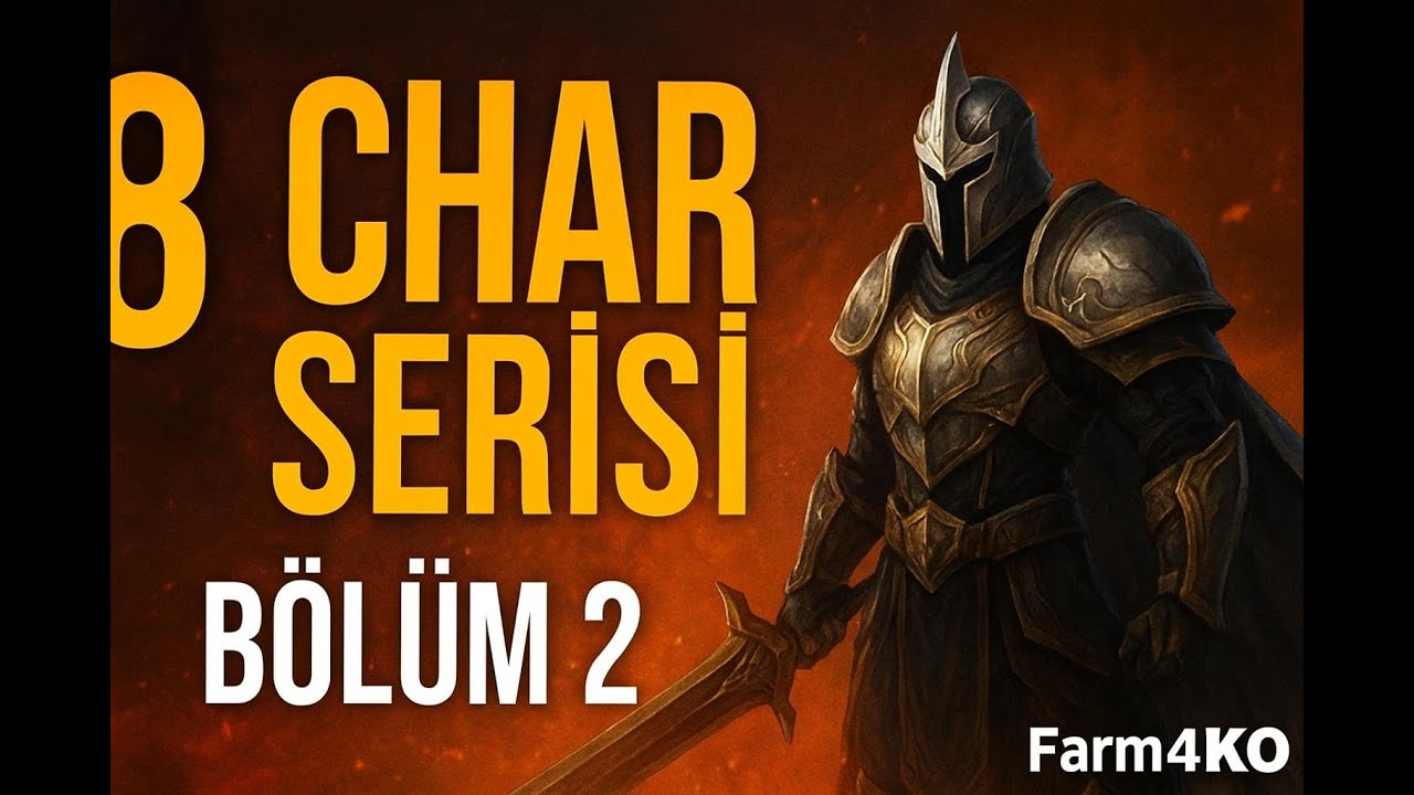 • Knight Online | 8 Char Farm Serisi #2 ⚔ Titan Taxi Başlamıştır. Farm4KO