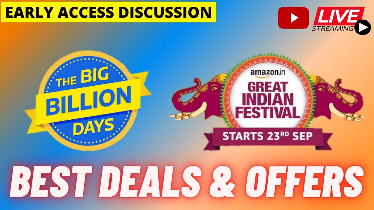 Flipkart Big Billion Days & Amazon Great Indian Festival 2022 Sale Deals & Offers || #DAYbyDAYTech