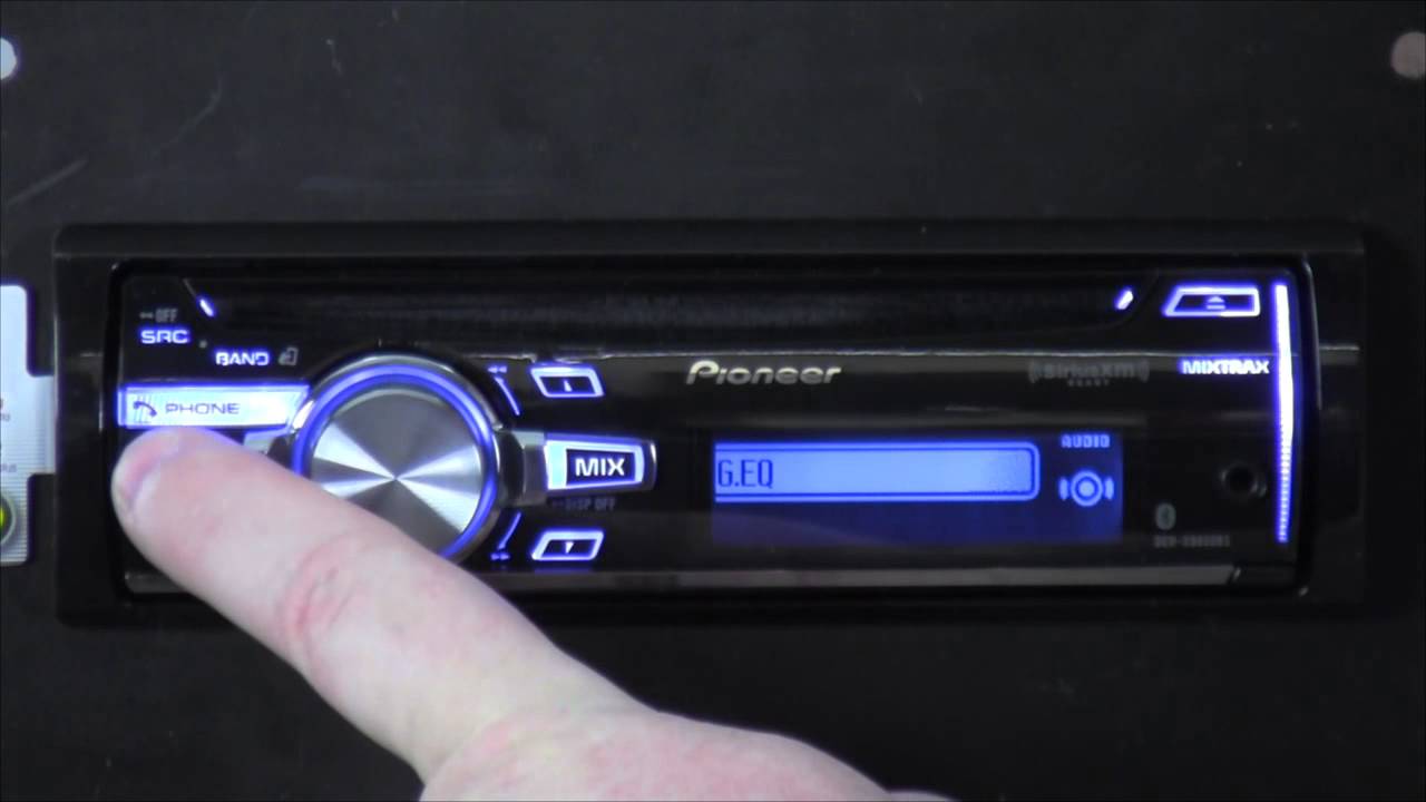 Pioneer DEH-X8600BS - Out Of The Box