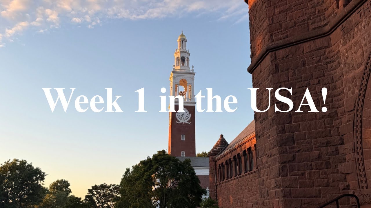 Week 1 in the USA!