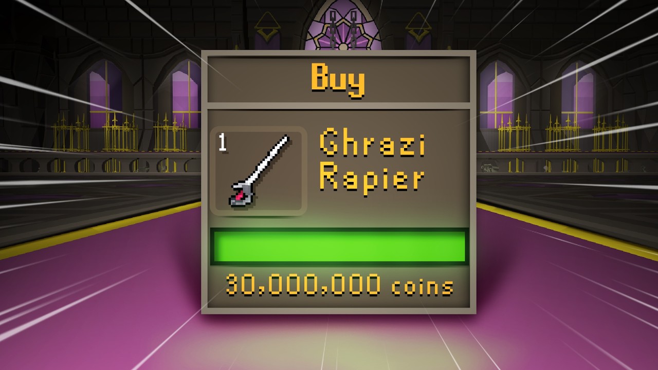 Ghrazi Rapier has hit an All Time Low