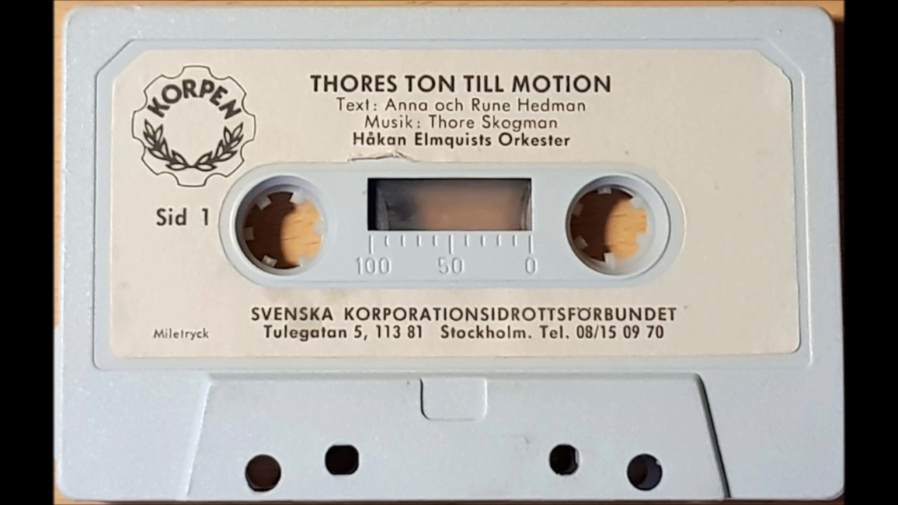 Thore Skogman - Thores ton till motion