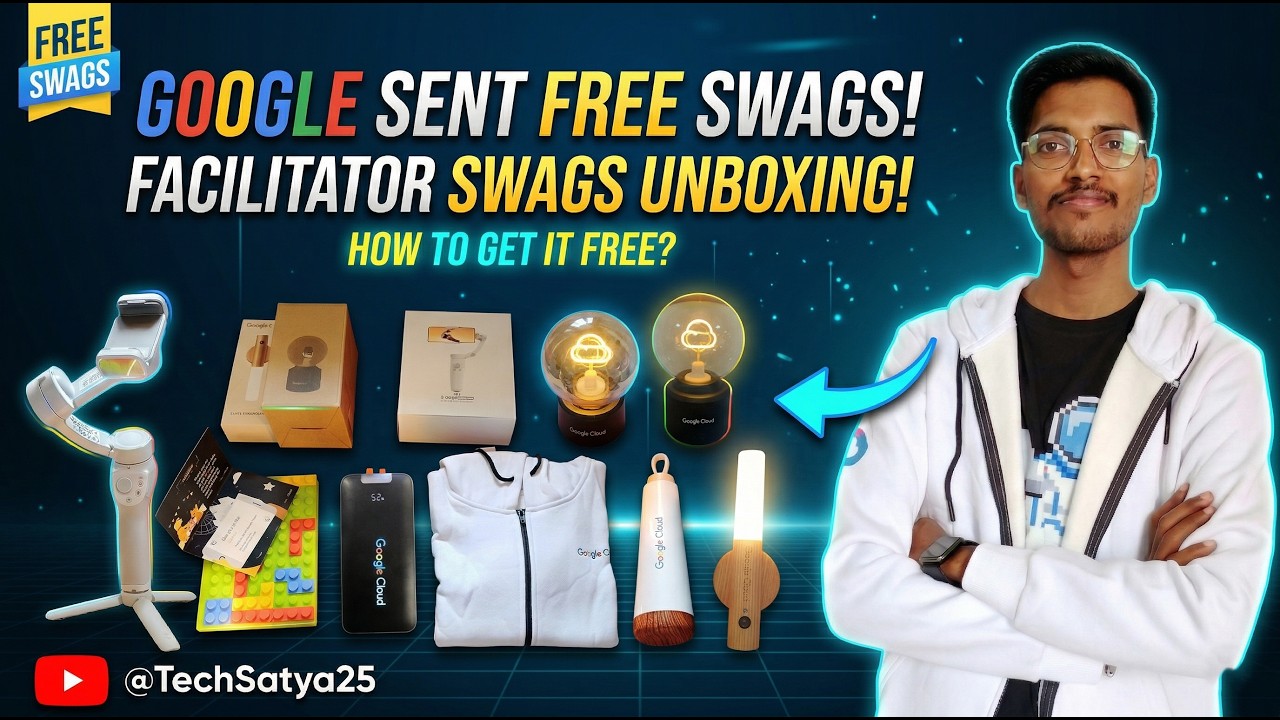 Google Cloud Sent Me FREE Swags 😱 | Arcade Facilitator Swags Unboxing 2026 | How You Can Get It FREE