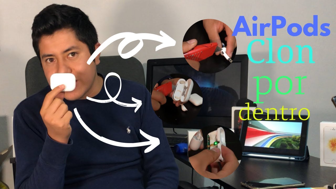 AirPods clon por dentro