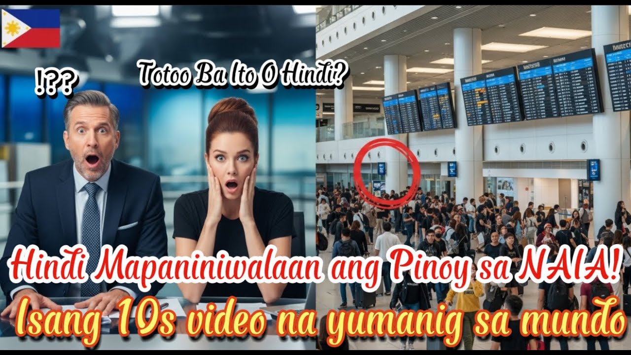 Hindi kapani-paniwala ang Pilipinong ito – Amerikanong lalaki namangha sa NAIA Manila airport PH!