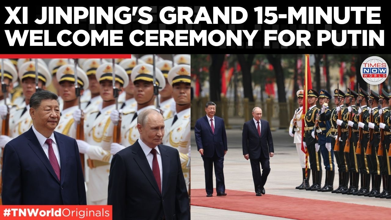 FULL CEREMONY: Red Carpet For Friend! Vladimir Putin Receives Spectacular State Welcome in Beijing