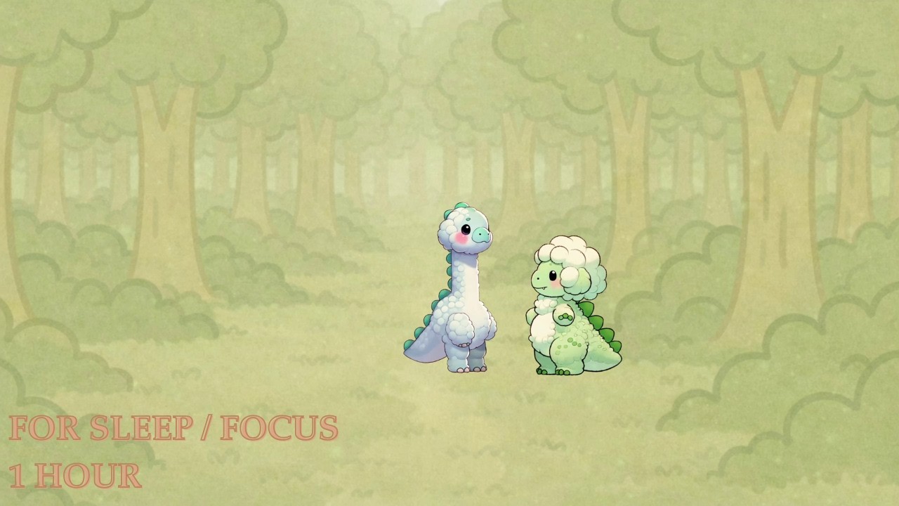 Mokora & Notty Talking Quietly in the Forest 🌲 | 1 Hour Calm Animation for Sleep & Focus