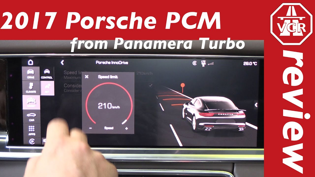 quick walktrough the new PCM infotainment in the 2017 Porsche Panamera Turbo