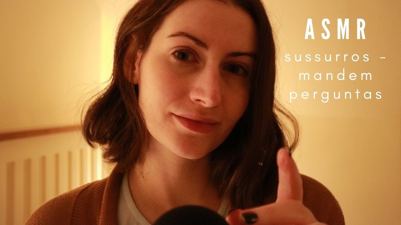 ASMR - SUSSURROS - MANDEM PERGUNTAS! | SOLANGE PRATA