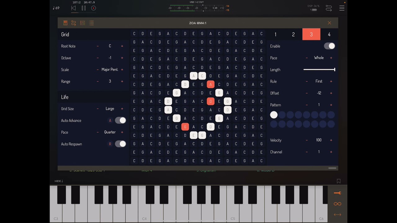 ZOA Tutorial 07 &mdash; Game of Life Oscillators