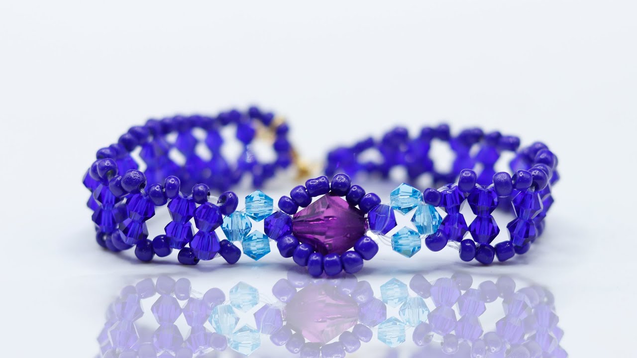 Easy seeds jewelry making at home/ Pearl beaded bracelet/ Beading tutorial
