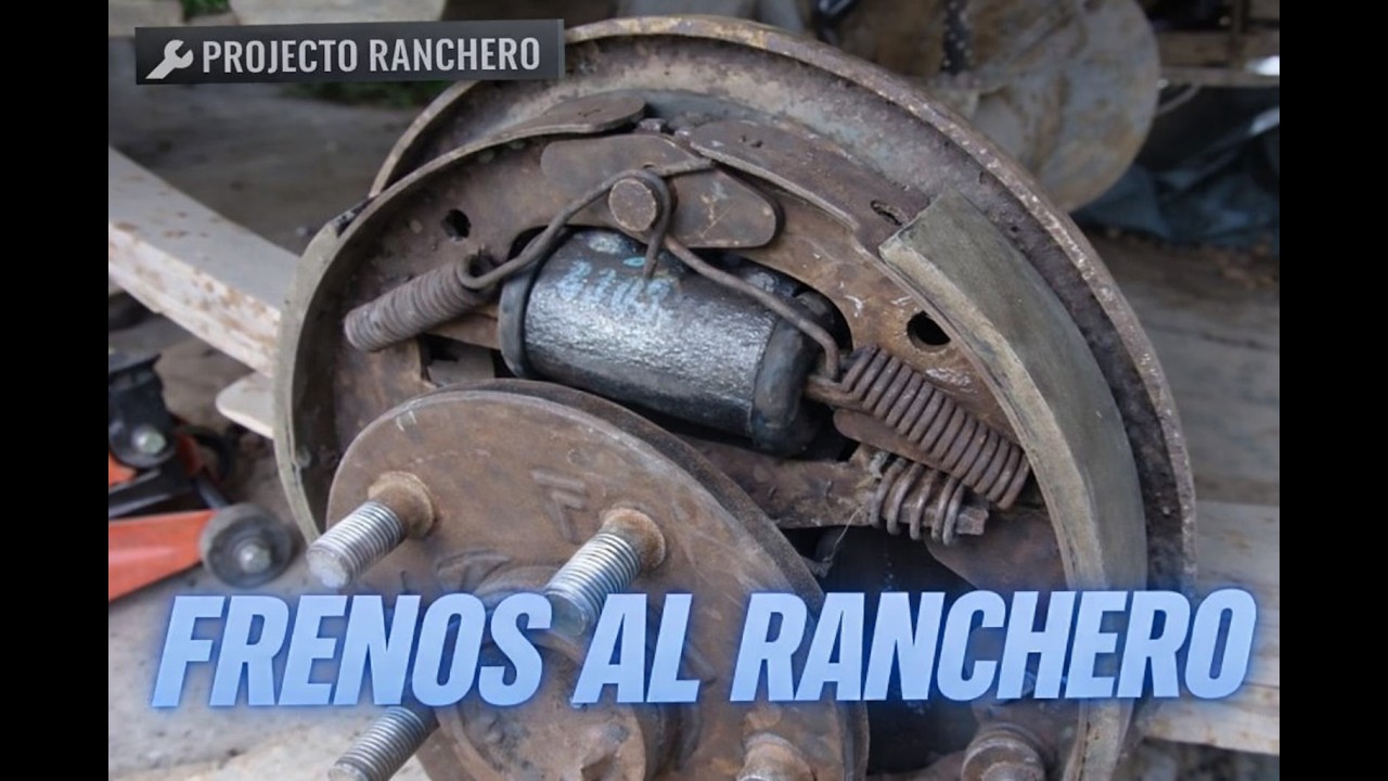 Como cambiar el bombin de freno trasero /// Ford Ranchero