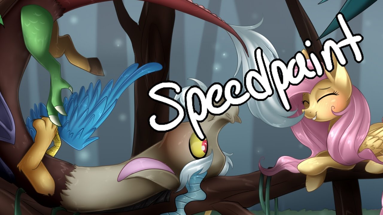 Fluttershy and Discord - MLP Speedpaint