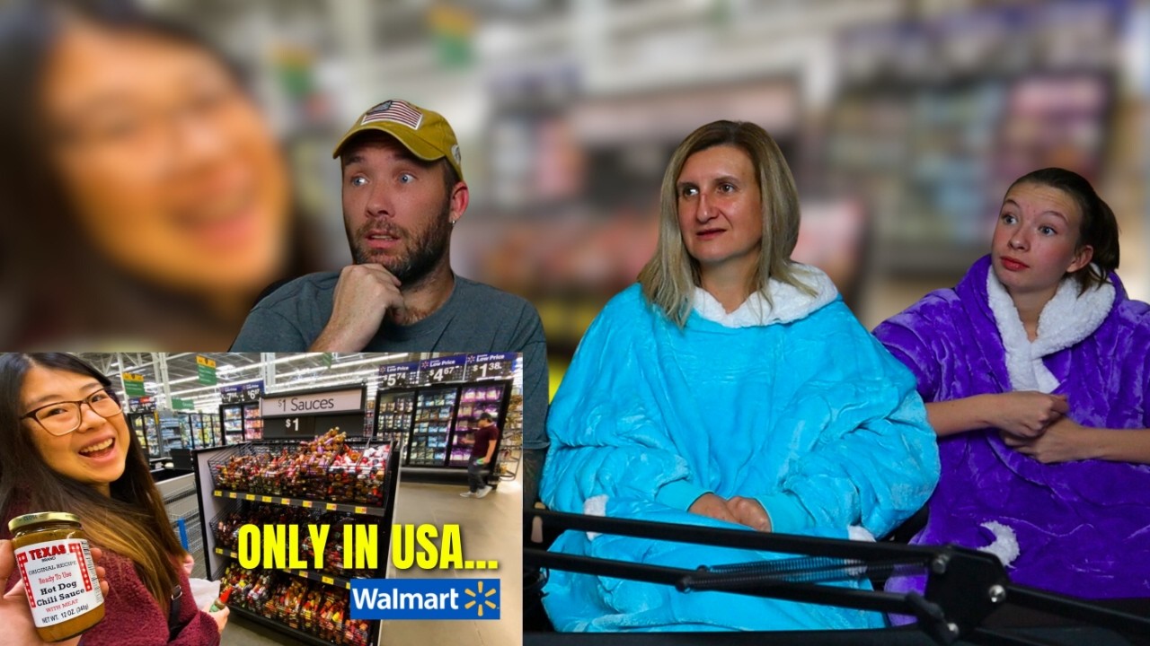 European Family React to Foreigners FIRST TIME at Walmart in America