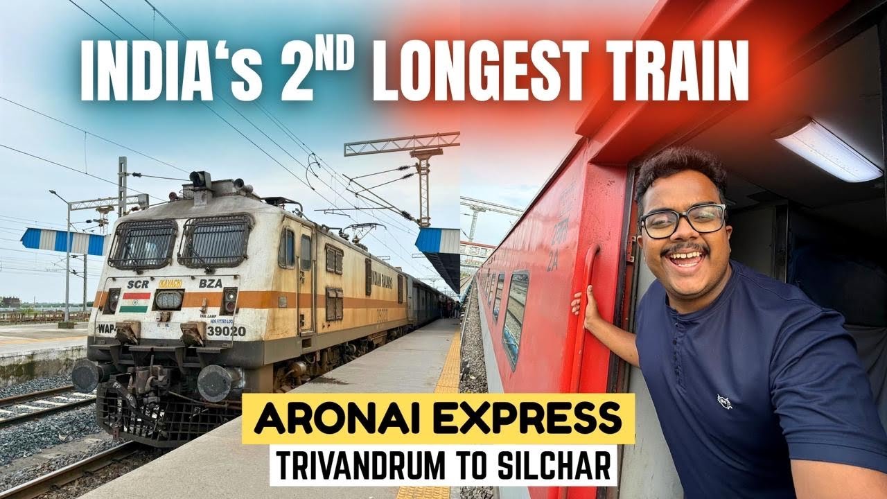 India’s 2nd Longest Train Journey Begins! Aronai Express AC 2 Tier – Day 1