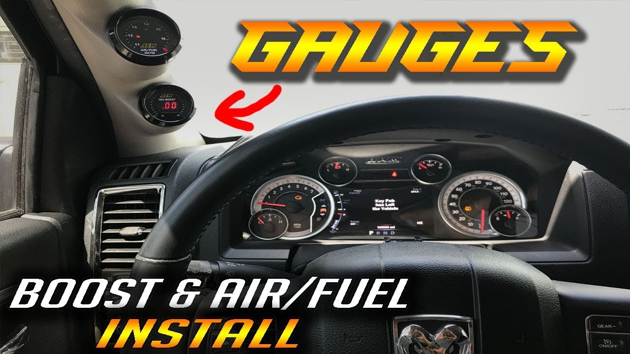Installing Boost & Air/Fuel Gauges on the RAM - HellRAM Build EP1