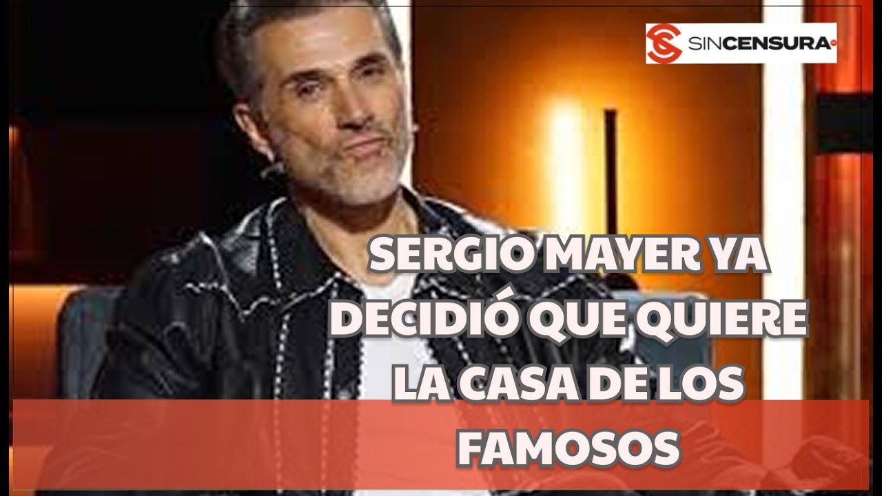 Ya es MOMENTO de que le den las GRACIAS a SERGIO MAYER… Lo suyo no es la CURUL