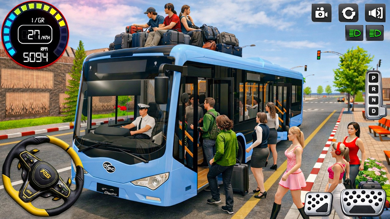 Public Transport Bus Driving 3D: Mega Metro City Bus Driving 2026 - Bus game android gameplay