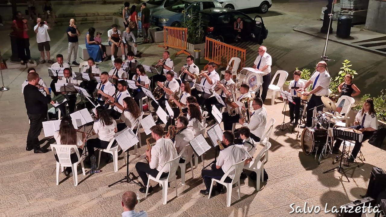 CAPACI (PA) - CONCERTO DELLA BANDA MUSICALE SANTA CECILIA DI CAPACI (4K) 06/07/2024