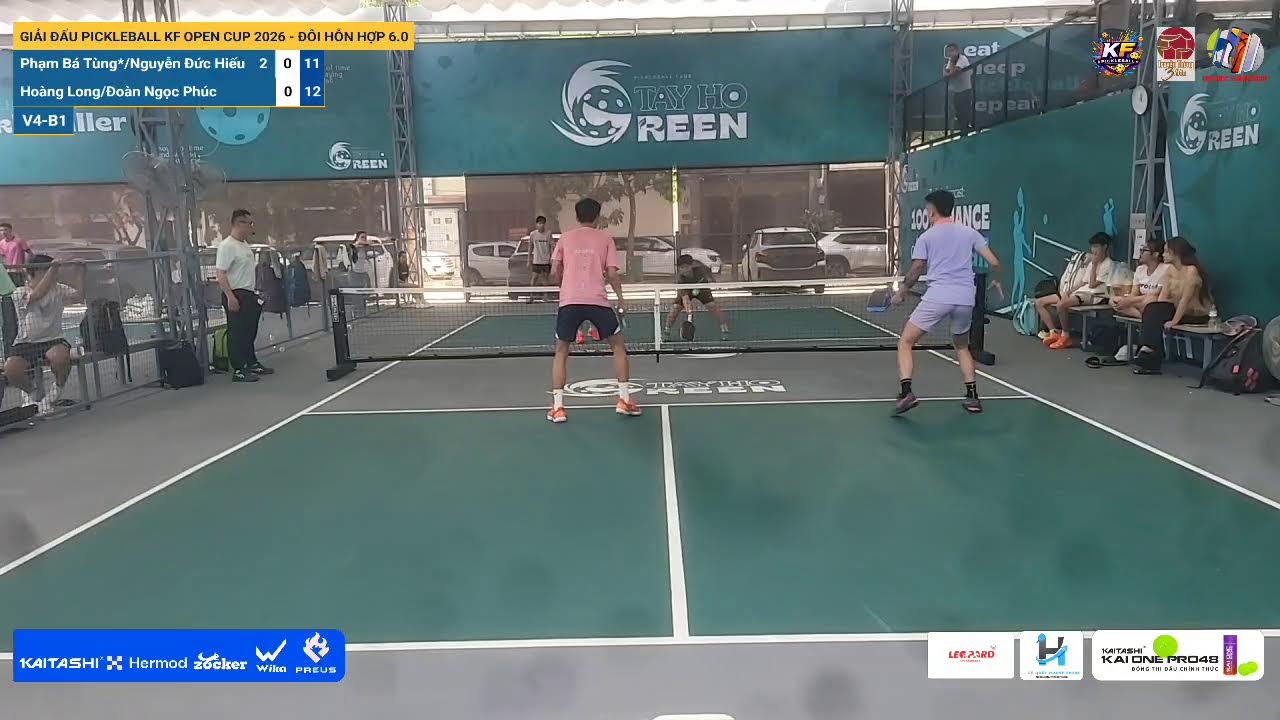 LIVE | GIẢI ĐẤU PICKLEBALL KF OPEN CUP 2026 - ĐÔI HỖN HỢP 6.0 | V4-B1