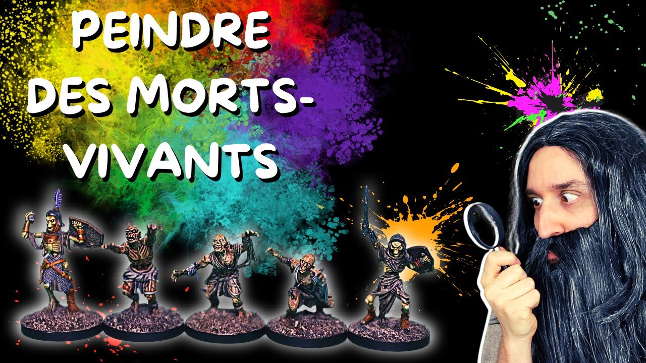 Je peins des morts-vivants Frostgrave à la speedpaint !