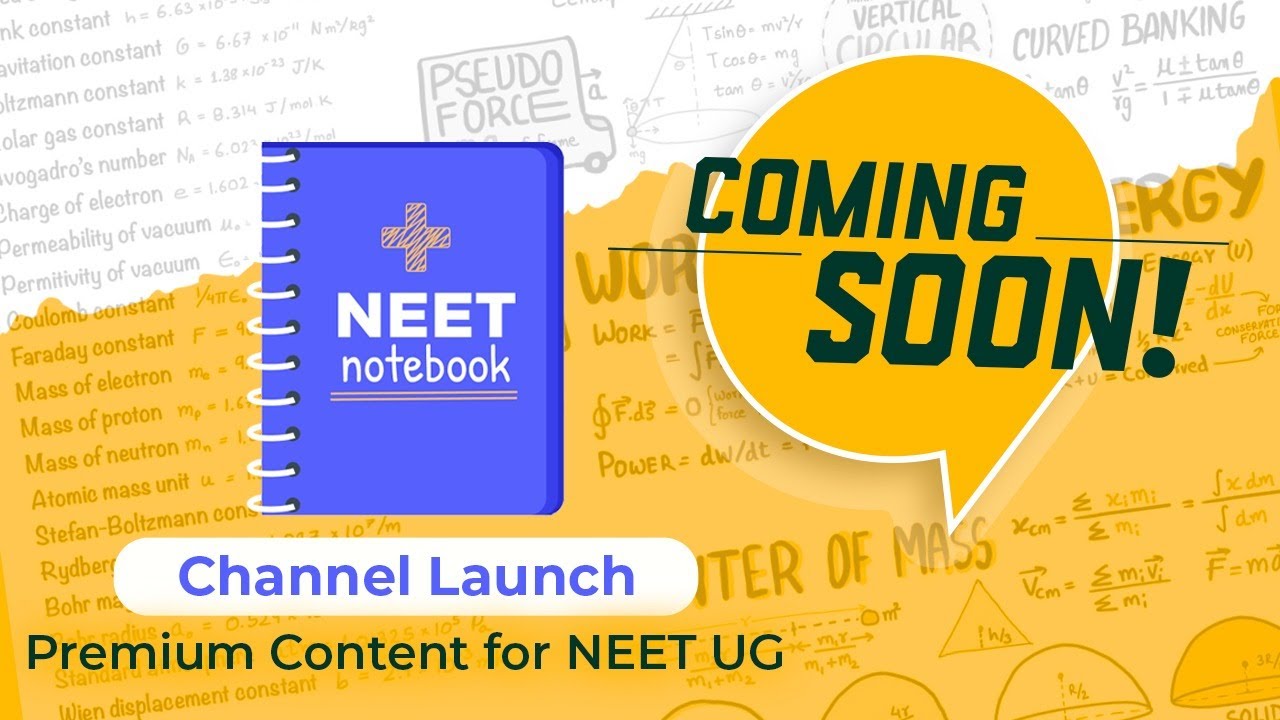 NEET Notebook Channel Launch | Premium Content for NEET Coming Soon!