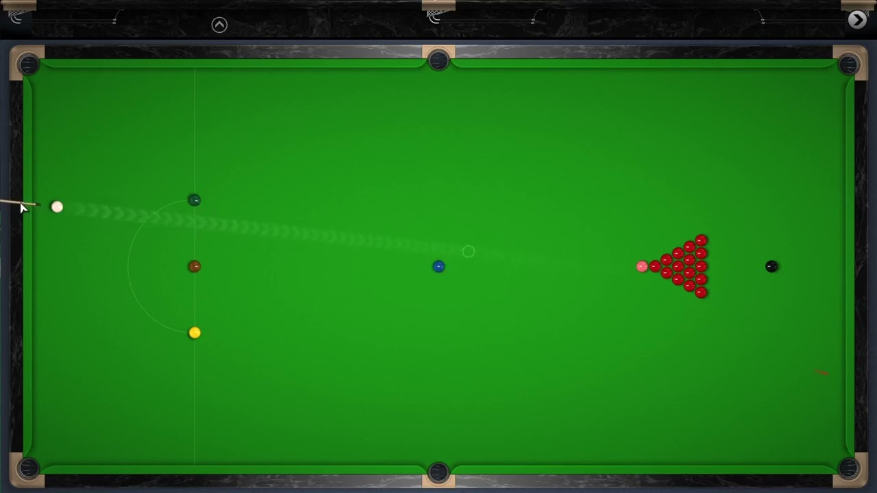 Cue Club 2 pot angle test