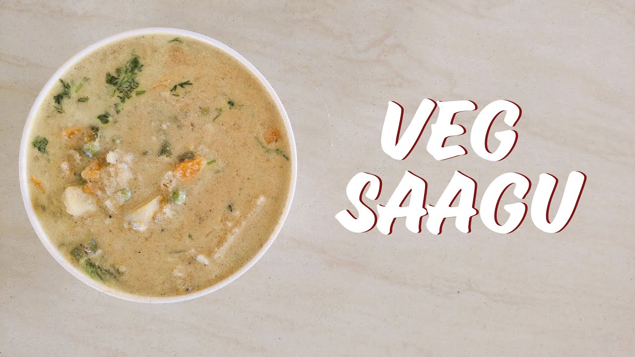 Veg Saagu || white kurma || Side dish for Dosa, Poori 