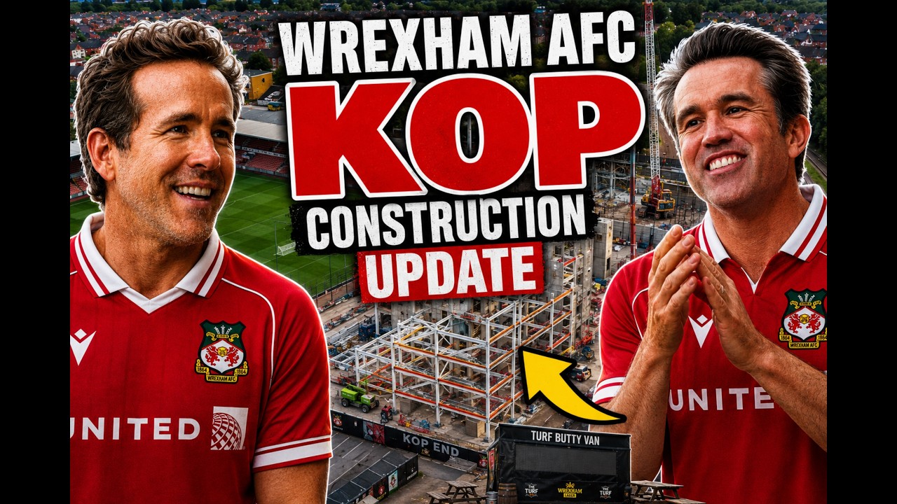 WREXHAM AFC KOP CONSTRUCTION UPDATE 6TH JUNE 2026