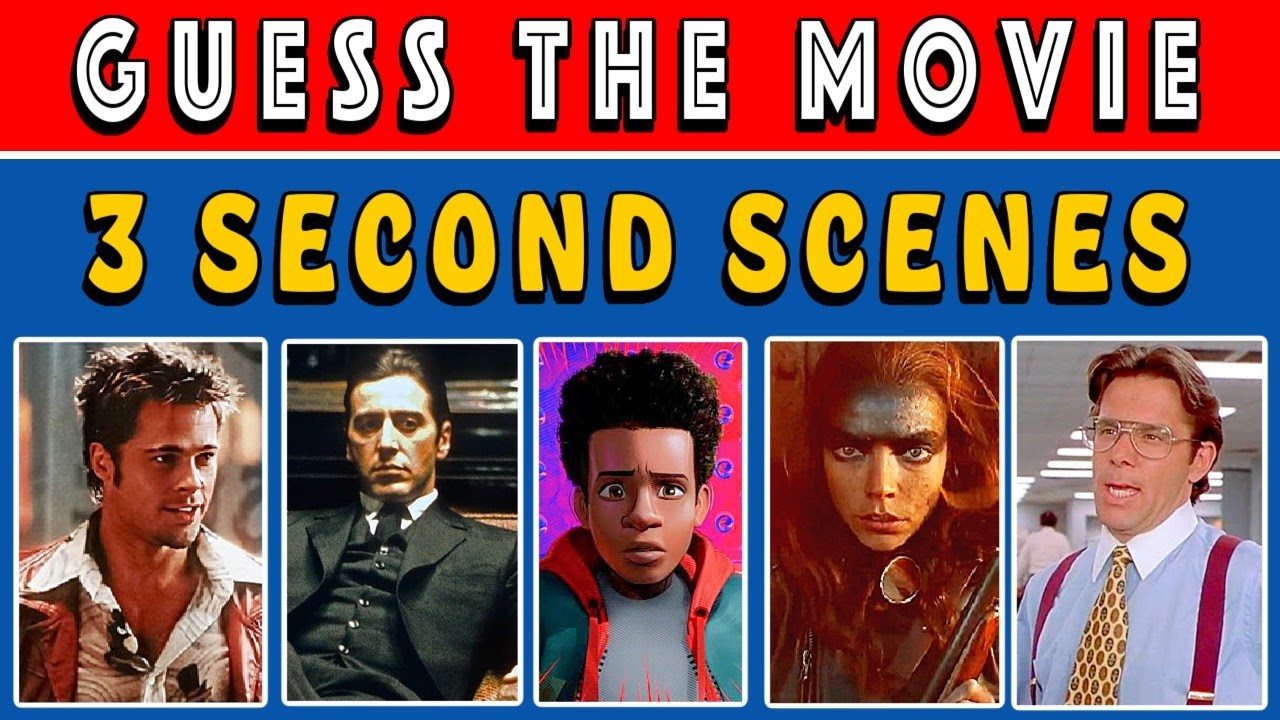 Guess 100 Movies from 3-second Scene (Mega Movie Quiz #1)