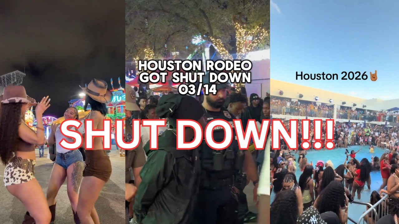 INDECENCY & BRAWLING...The HOUSTON RODEO was a MESS!! #HOUSTONRODEOSHUTDOWN #tiktokcompilation
