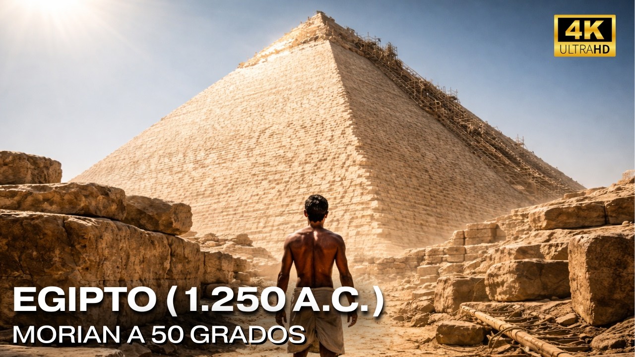 Así era Egipto en Tiempos de los Faraones (1.250 a.C.) | Las Pirámides Recién Construidas