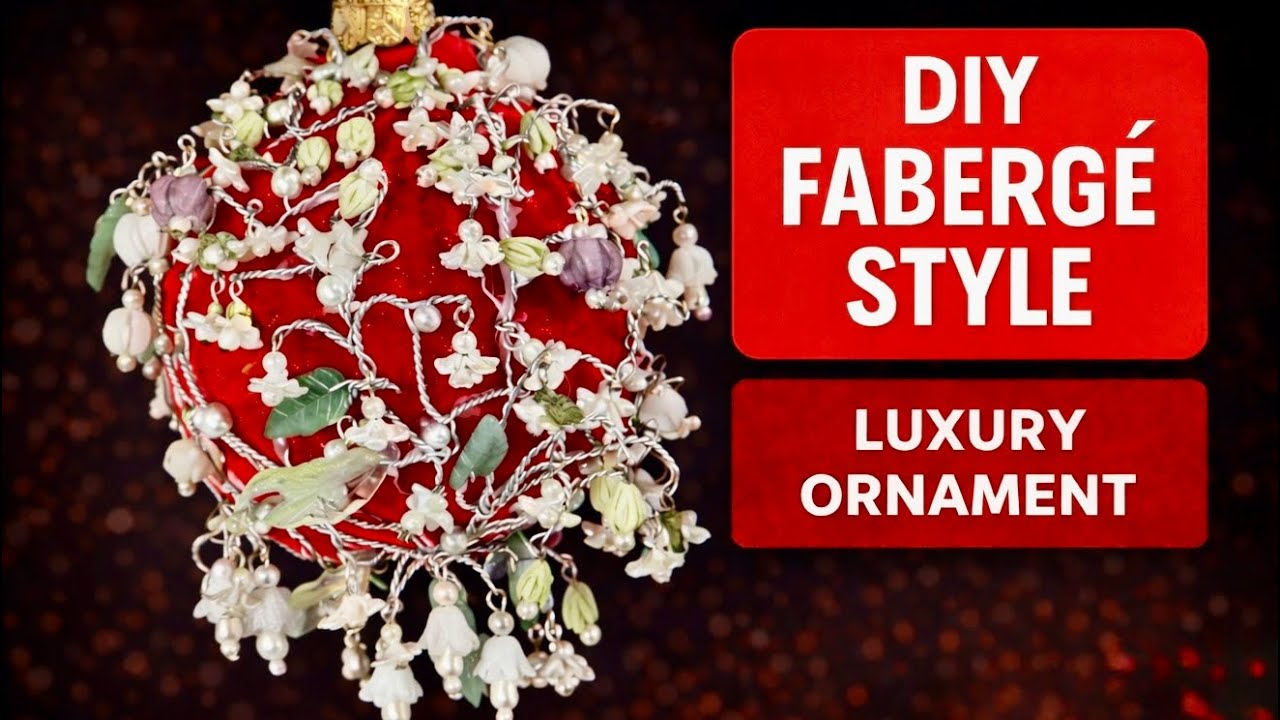 DIY Luxury Christmas Ornament | Faberge Style Masterclass | Two Designs