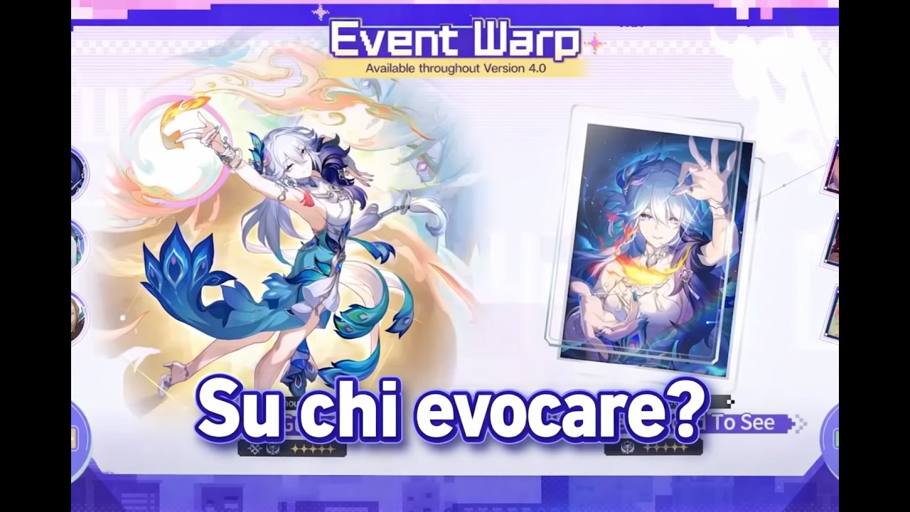 Su chi evocare nella prima fase?? Honkai Star Rail 4 0 Ita