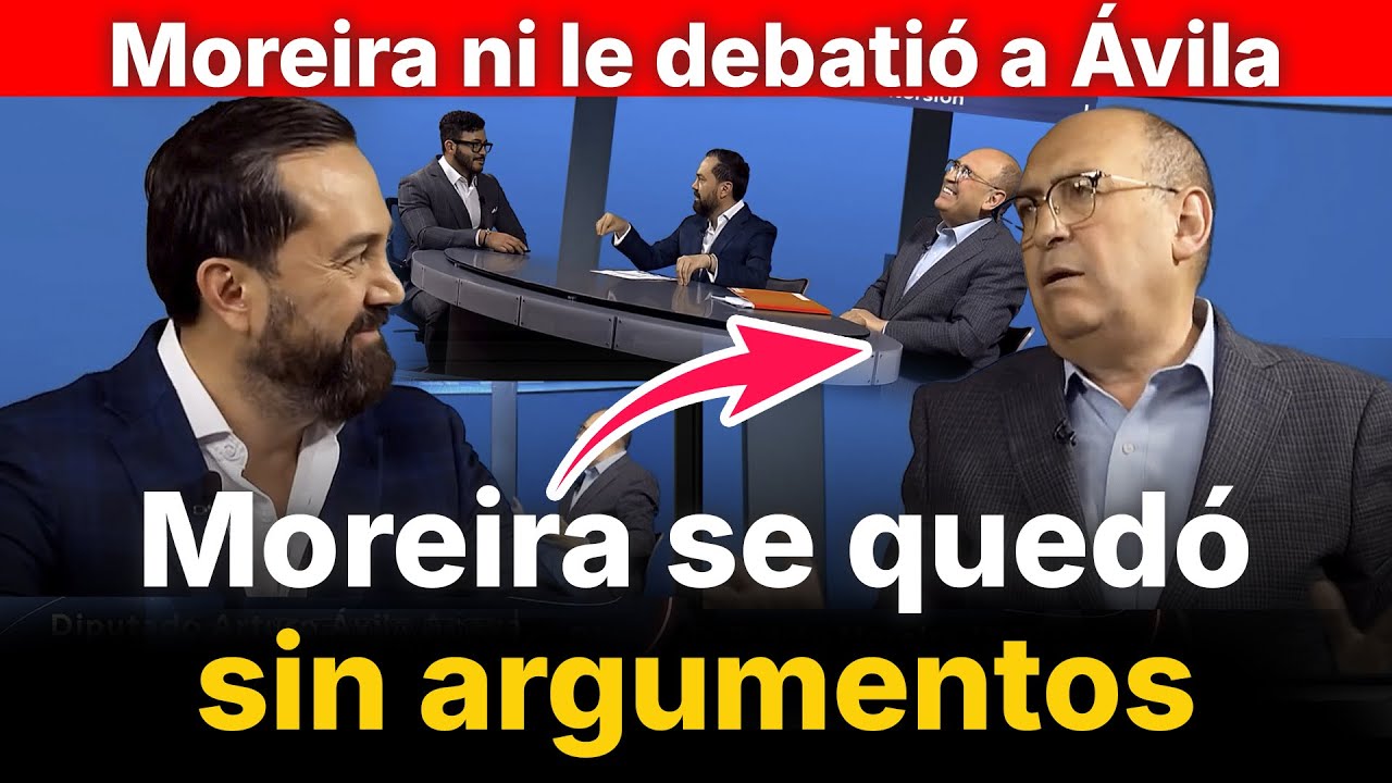 ¡Agarrón! Entre Arturo Ávila y Rubén Moreira en mesa de debate