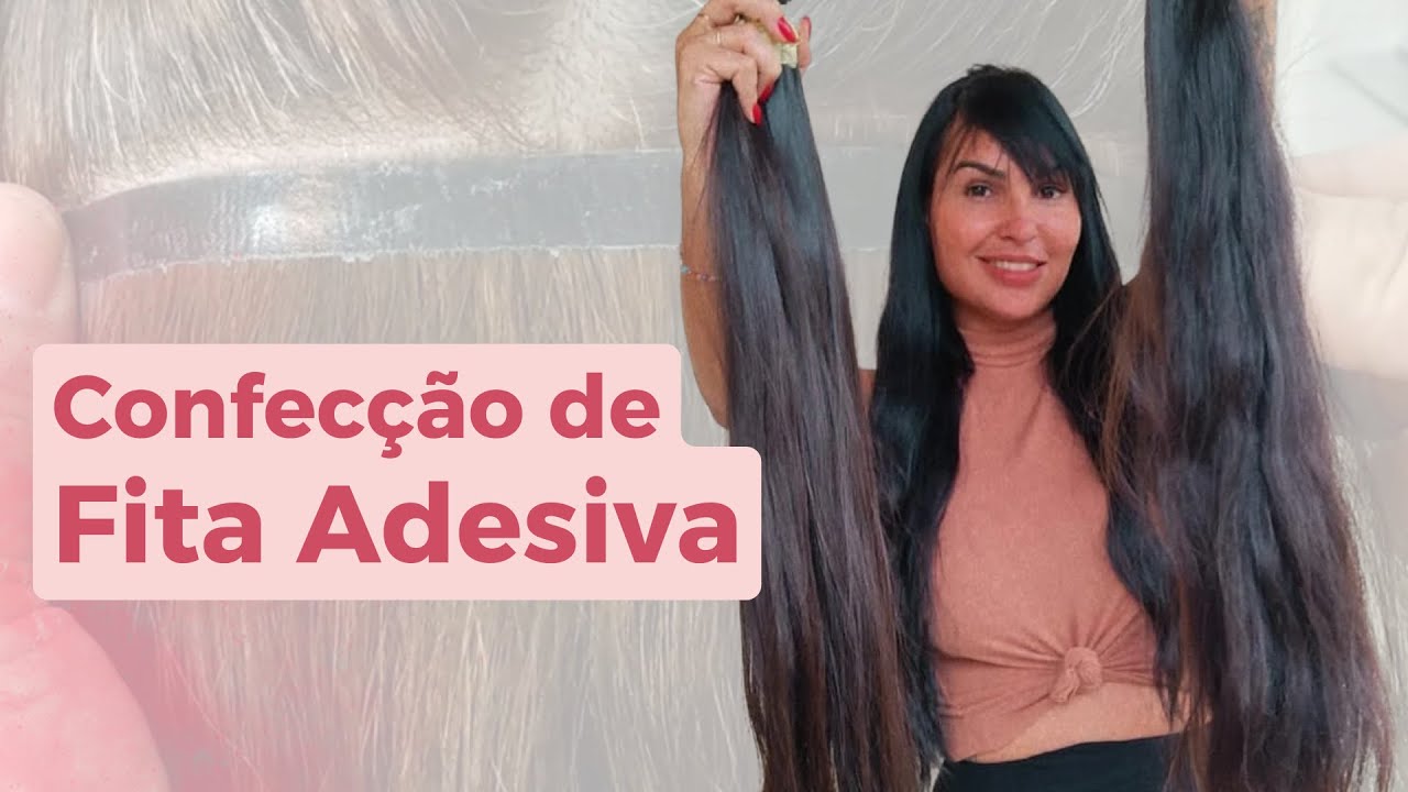Como Fazer a Confecção de Fita Adesiva para Mega Hair