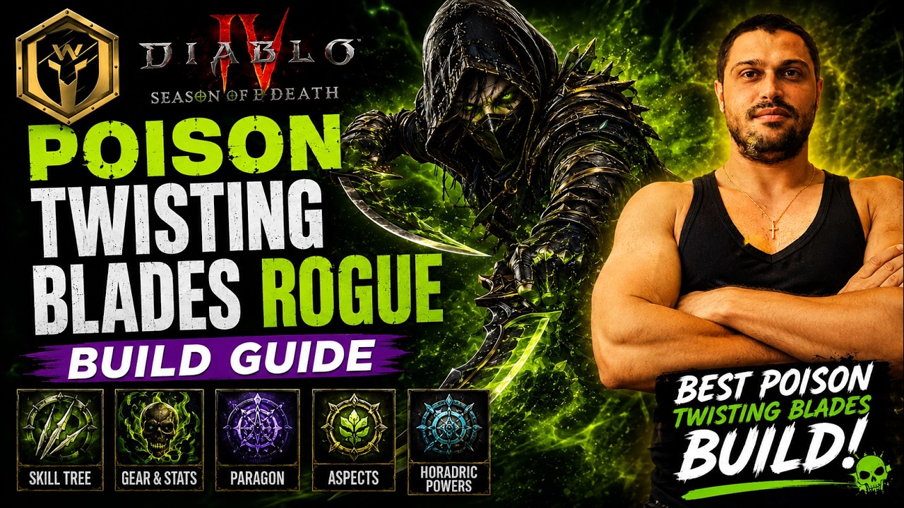 The BEST Poison Twisting Blades Rogue Build - Diablo 4 Season 14 Guide