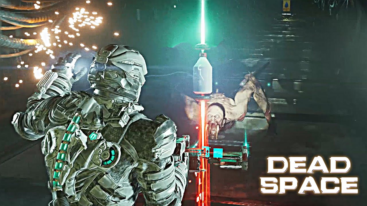 empty bottle + Line Gun = the Strongest Weapon in Dead Space