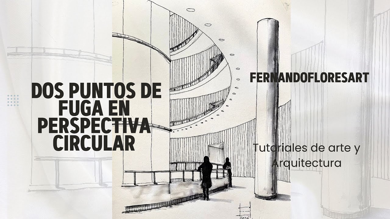 2 Puntos de fuga en perspectiva circular