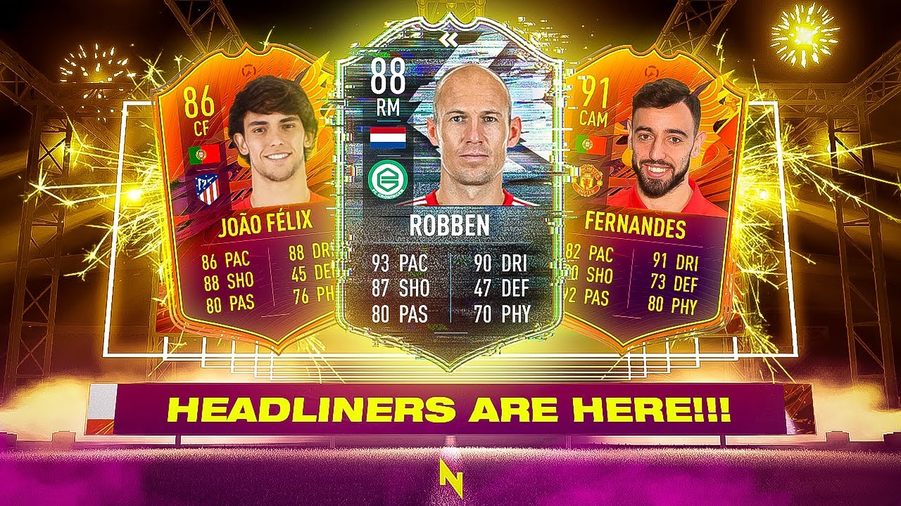 INSANE HEADLINERS TEAM 1, NEW ICON SWAPS & FLASHBACK ROBBEN! - FIFA 21 Ultimate Team