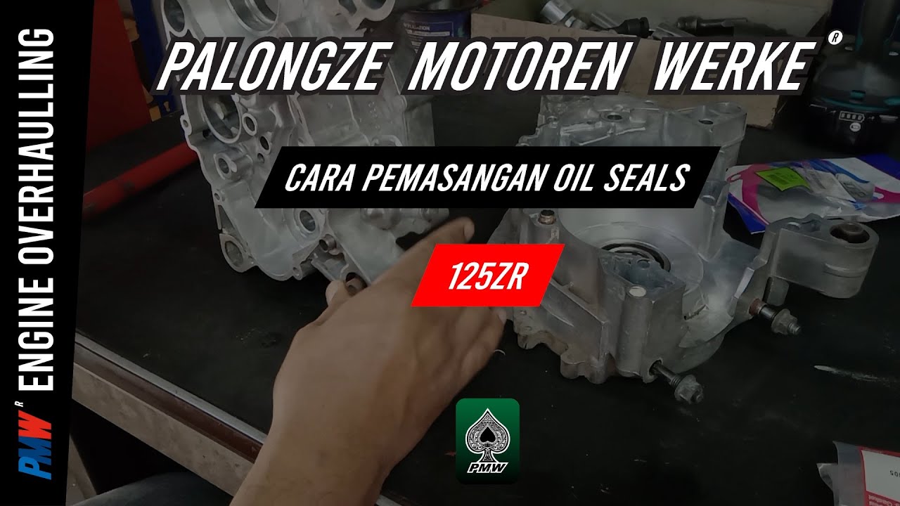 Engine Service: Cara Pasang Oil Seals Enjin YAMAHA 125ZR