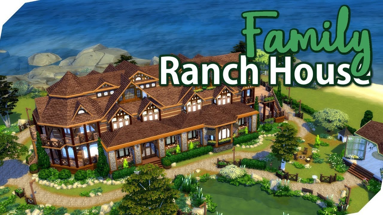 Family Ranch (w/ Face Cam)| Speed Build | The Sims 4 50/50 Collab