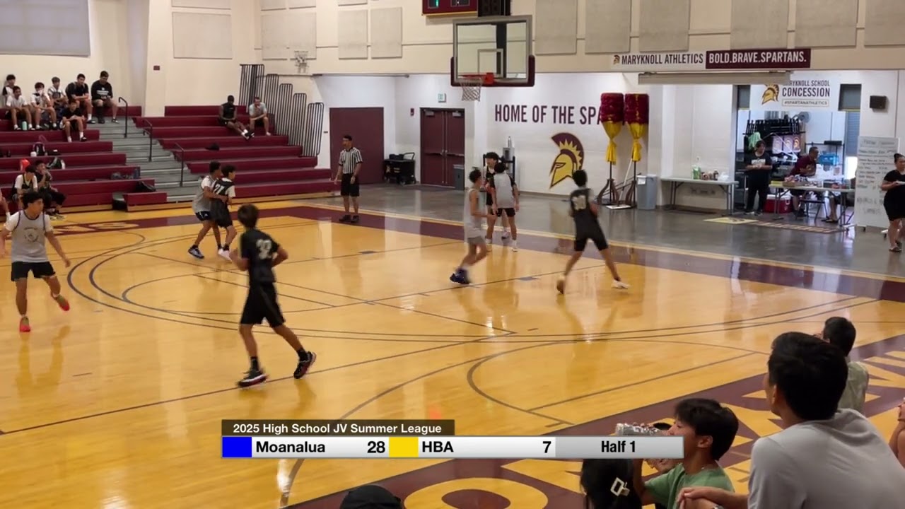 Moanalua vs HBA, 2025 High School JV Summer Basketball 6/28/25